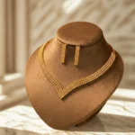 Zircon Necklace Set with Earrings for Women – Fancy Delicate Jewelry Set