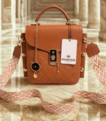 High Quality Quilted Crossbody Bag - Image 4