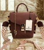 High Quality Quilted Crossbody Bag - Image 6