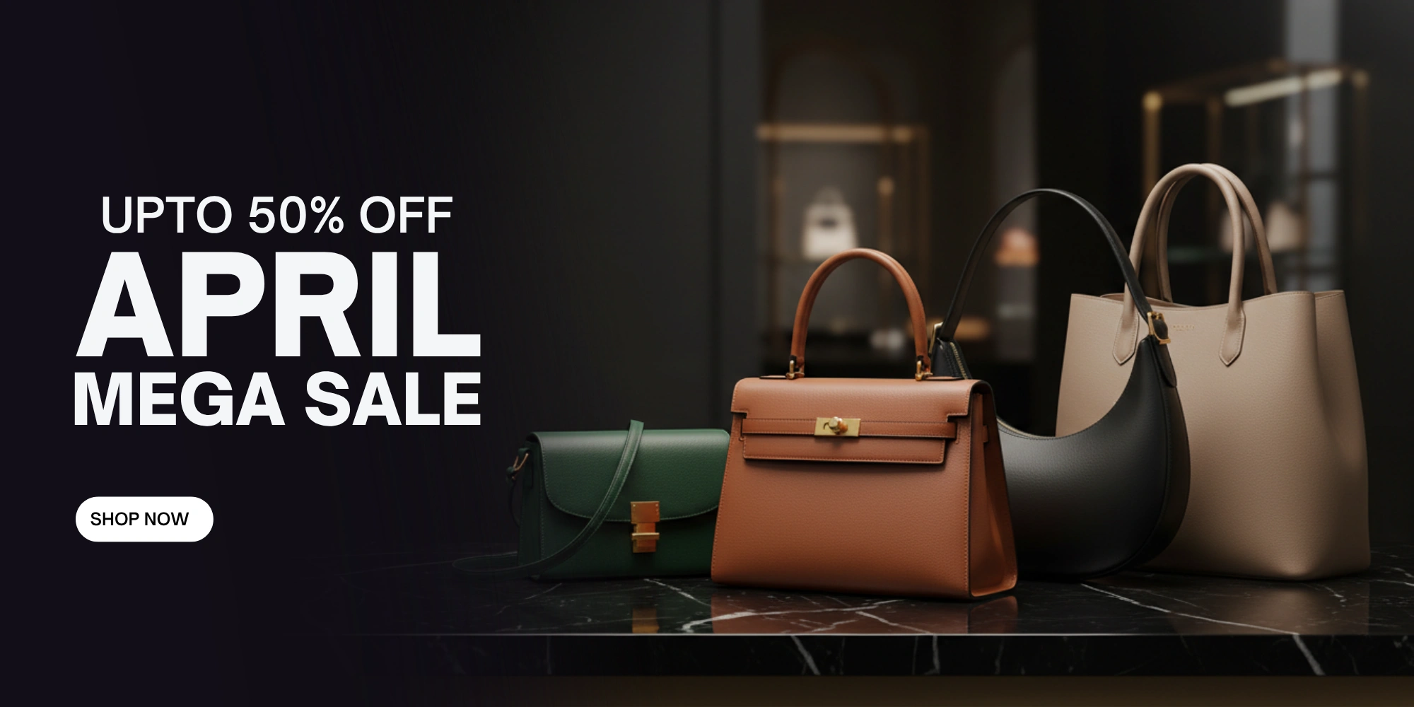 April Mega Sale Bags Banner 2 SmartNChoice