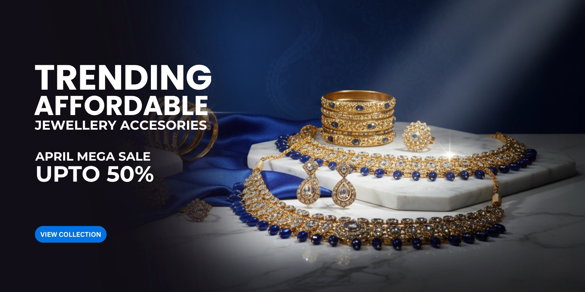 April Mega Sale Jewelery Accesories Banner SmartNChoice