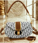 Dior Style Crossbody Bag for Girls – Premium Imported Leather with Long Strap - Image 5