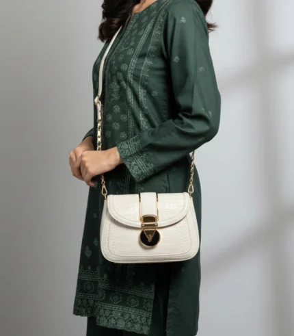 Premium Crocodile Crossbody Bag