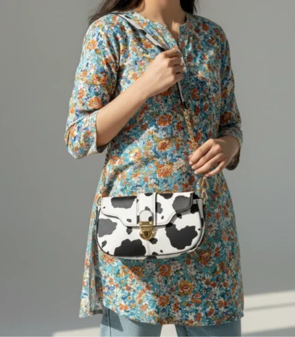 Premium Crossbody Bag for Girls – Imported Leather with Long Strap (7 Colors)