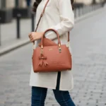 Ted Baker 3 Compartment Bag – Stylish Crossbody with Long Strap & Keychain