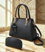 Ted Baker 3 Compartment Bag – Stylish Crossbody with Long Strap & Keychain - Image 2