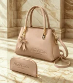 Ted Baker 3 Compartment Bag – Stylish Crossbody with Long Strap & Keychain - Image 3