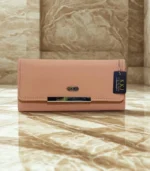 Elegant Leather Wallet – Multi Card Slots & Zipper Pocket - Image 3