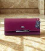Elegant Leather Wallet – Multi Card Slots & Zipper Pocket - Image 2